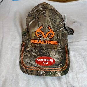 Realtree™ ~Neon REALTREE & Antler Camo Hat ~ Stretch Fit Sz S-M Hunting Outdoors